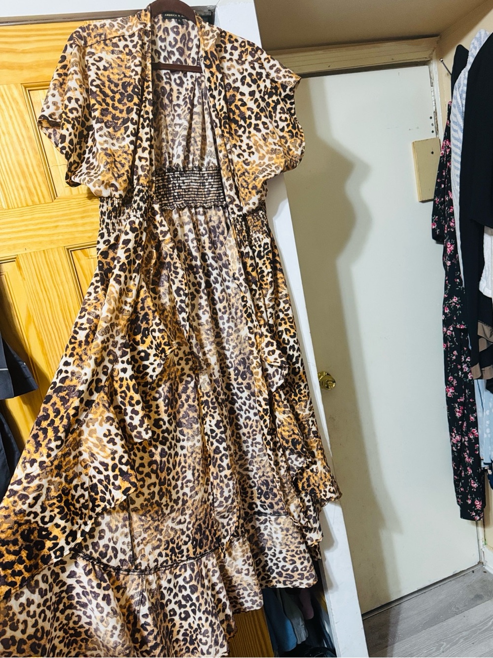 Leopard Print Maxi Duster